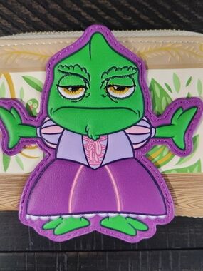 Loungefly Disney Rapunzel Pascal Wallet — White, Green & Purple